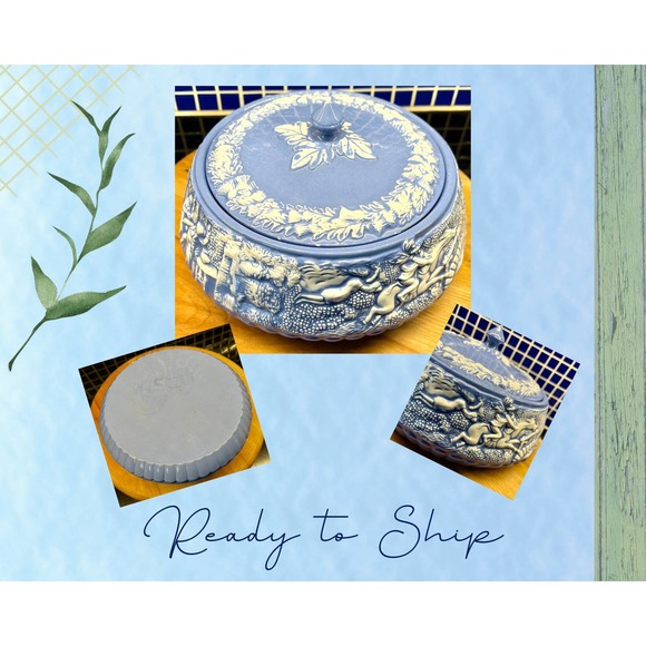 Handmade Ceramic Casserole Serving and Baking Dish with Lid - Picture 1 of 10